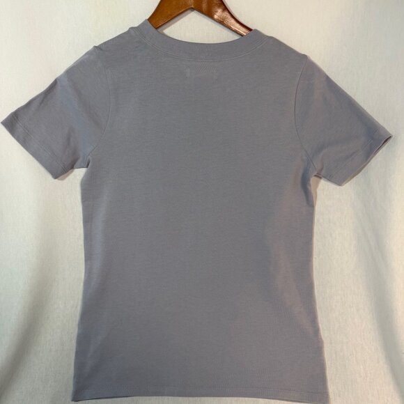 Madewell 100% Cotton T Shirt XXS Blue Short Sleeve Casual Tee - Picture 6 of 6